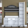 Hanah Home Armario Multiusos Blanco 160x198,6x40 cm